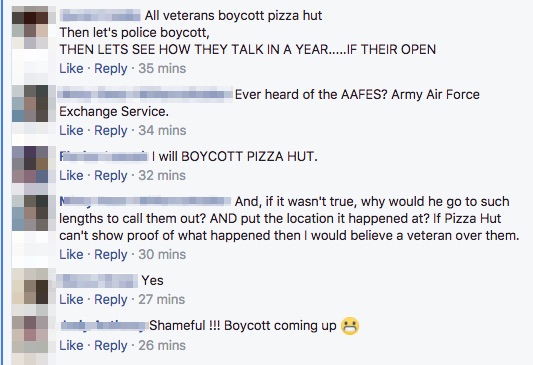 pizza hut boycott