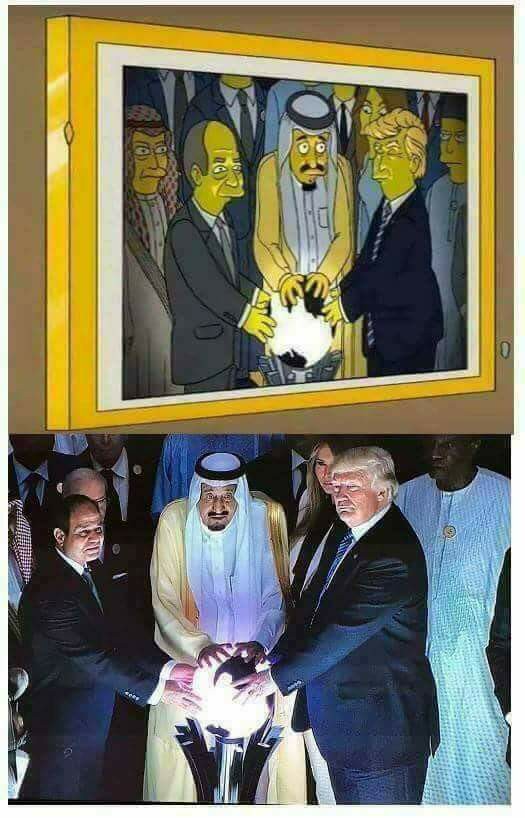 Did 'The Simpsons' Predict That President Trump Would Touch a Glowing Orb?  