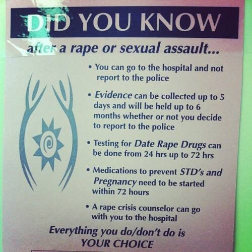 rape guidelines sexual assault