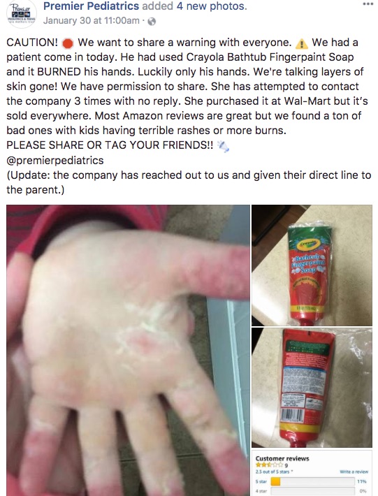 crayola bathtub fingerpaint soap