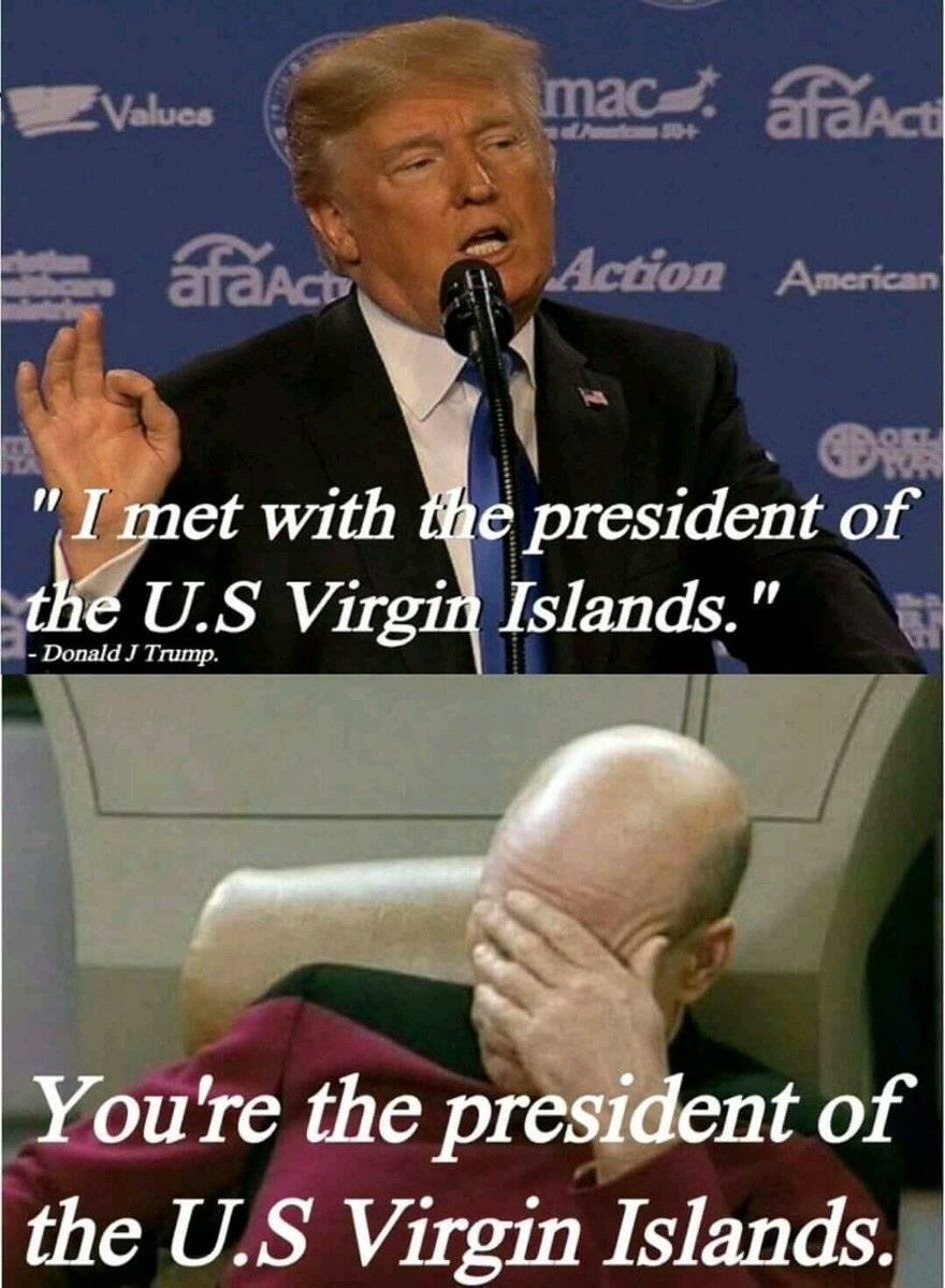 I met with the president of the U.S. Virgin Islands