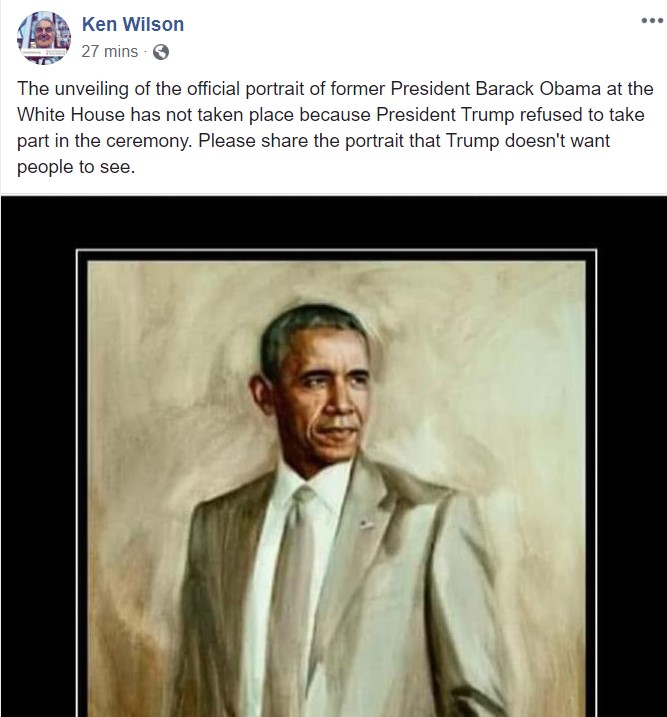2009 Official White House Photo Obama 8”x10”