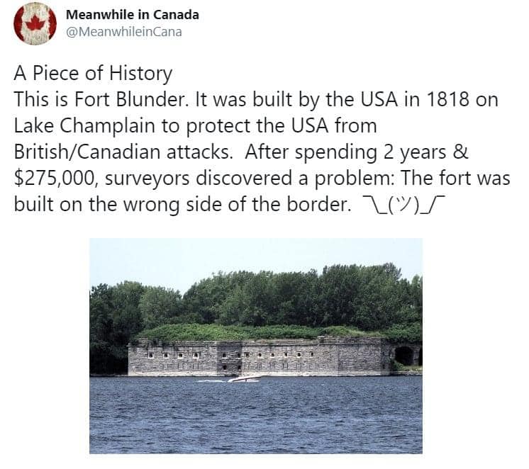 Was 'Fort Blunder' Built on the Wrong Side of the Border?
