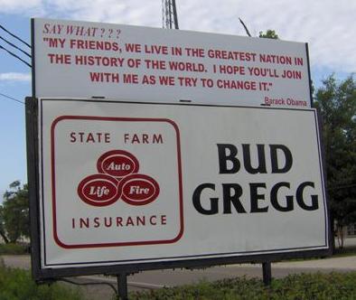 Bud Gregg sign